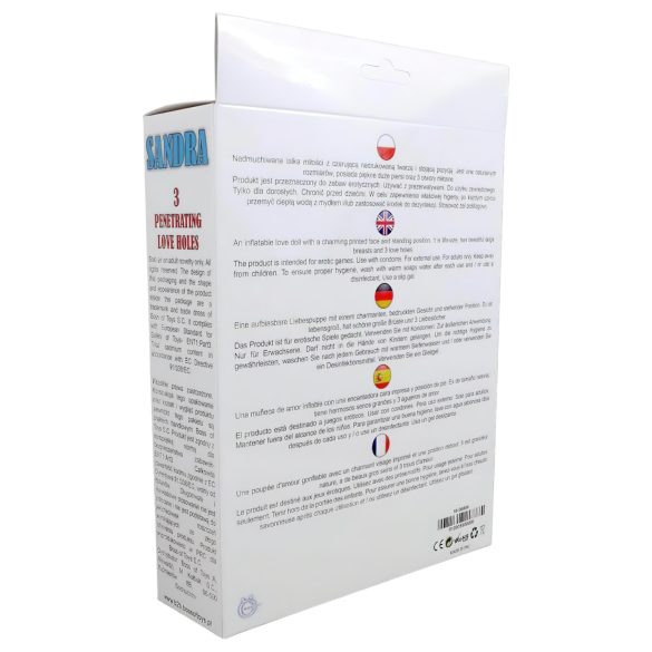 Sandra - oppustelig sexdukke - 165 cm