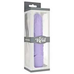 Classic Get Real - livagtig, silikone vibrator (lilla)