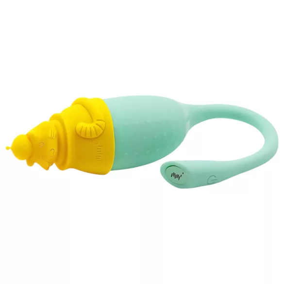 Magic Motion Elizabeth - klitorisvibrator med silikon kattehoved - gul