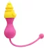 Magic Motion Elizabeth - klitorisvibrator med silikon kattehoved - gul