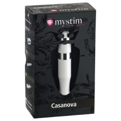 mystim Casanova - elektro dildo stav - hvid