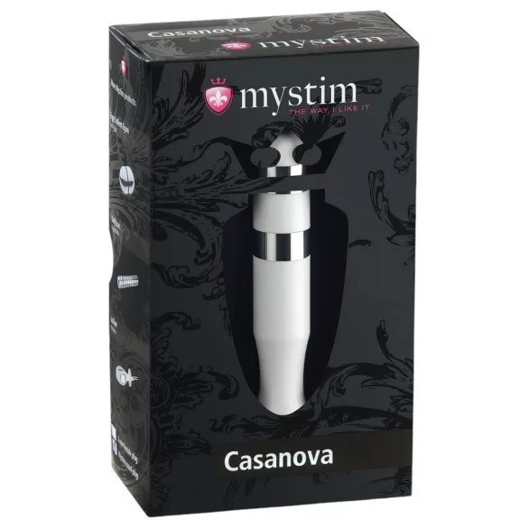 mystim Casanova - elektro-stavdildo (hvid)