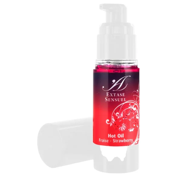 Extase Sensuel - massageolie med varmeeffekt - jordbær - 30ml