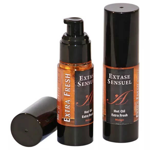 Extase Sensuel - massageolie med kølende/varmende effekt - mango - 30ml