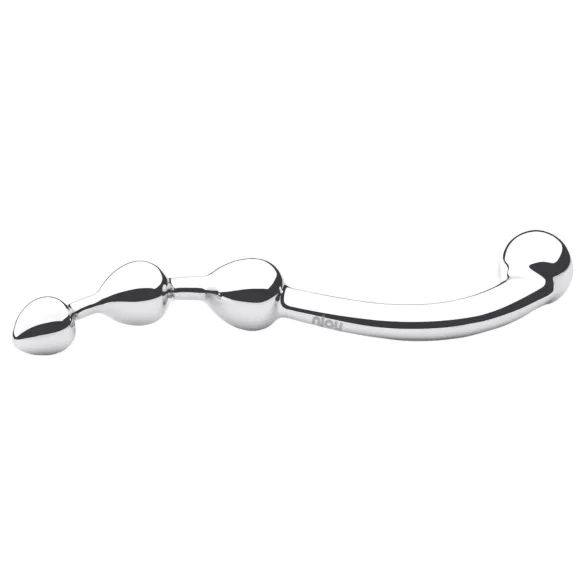 Njoy Fun Wand - anal og G-punkt dildo i metal - sølv