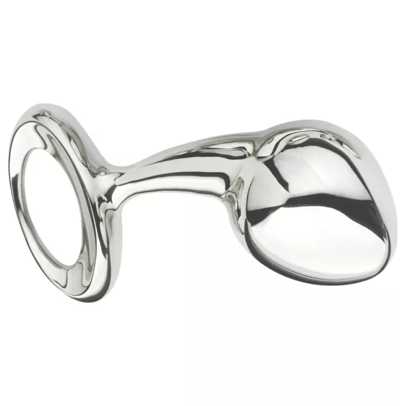 Njoy - analplug - stor - metal sølv