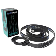 Bathmate Shower Strap - pumpestrop med målebånd (sort)