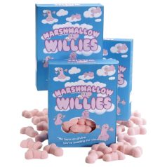 Marshmallow - slikkepind penis - pink - 140g