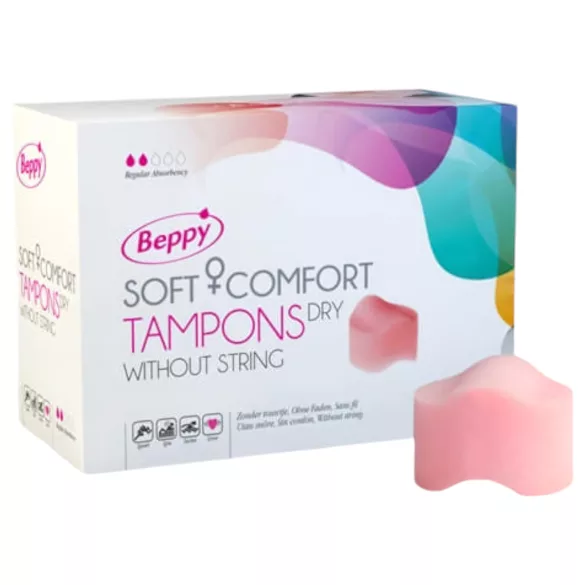 Beppy - tampon til samleje under menstruation (8 stk) - tør