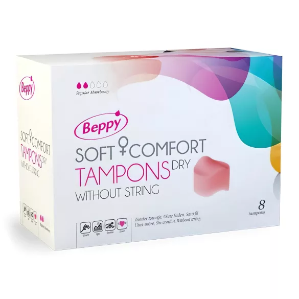 Beppy - tampon til samleje under menstruation (8 stk) - tør