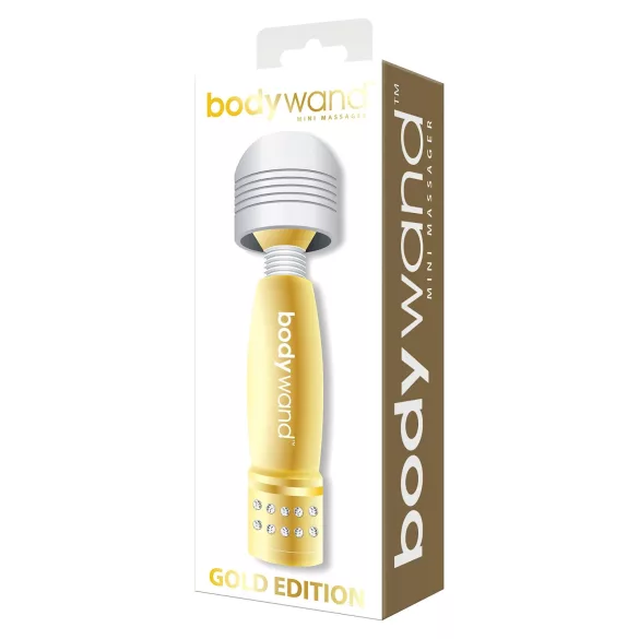 Bodywand - mini vibrator - kraftig massage - guld
