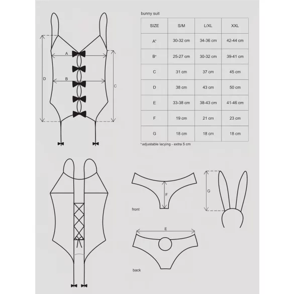 Obsessive - bunny kostume - pink