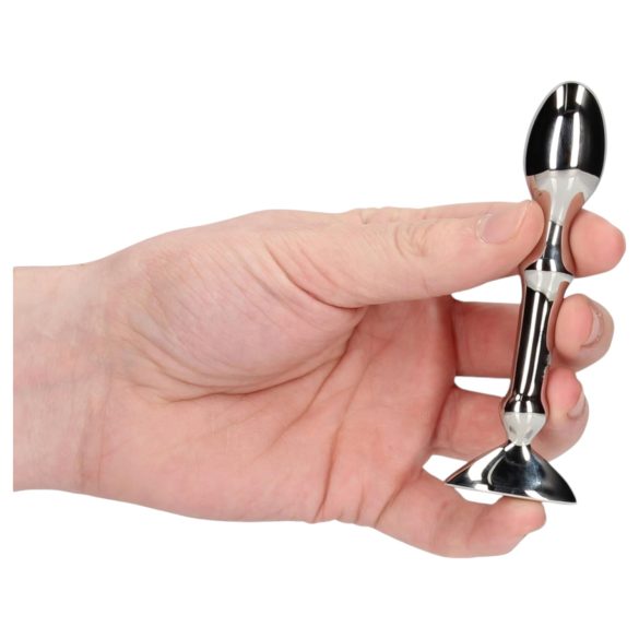 Aneros Tempo - stål anal dildo (sølv)