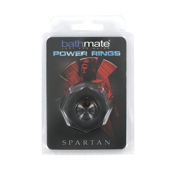 BathMate - Spartan silikone penisring (sort)