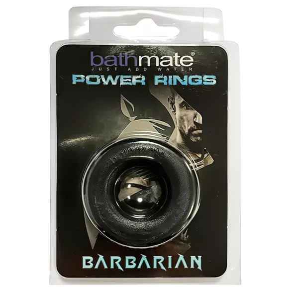 BathMate - penisring - kraftig design - silikone sort