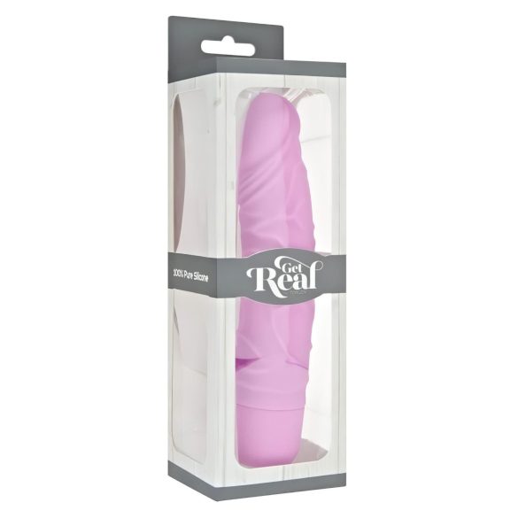 Classic Get Real - livagtig silikonevibrator (pink)