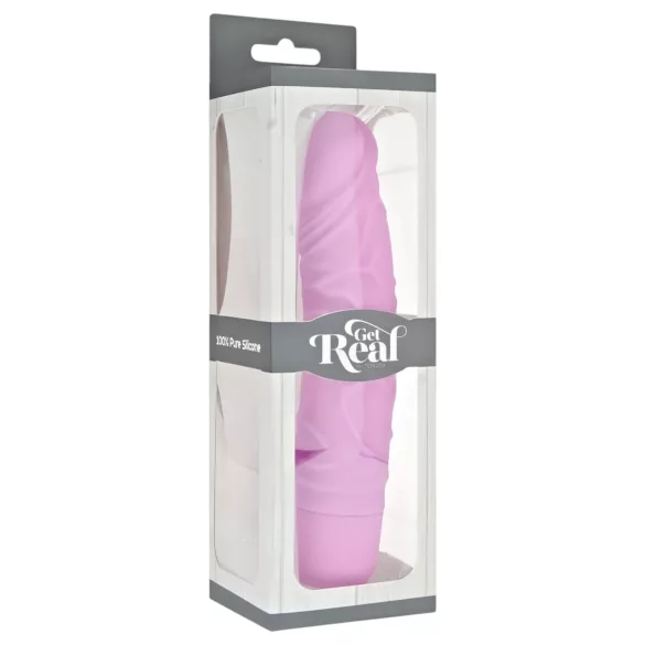 Classic Get Real - realistisk vibrator - silikon - pink