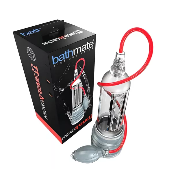 Bathmate HydroXtreme 11 - XL hydropumpe - gennemsigtig