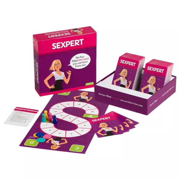 tease & please - Sexpert - underholdende sexquiz brætspil (engelsksproget)