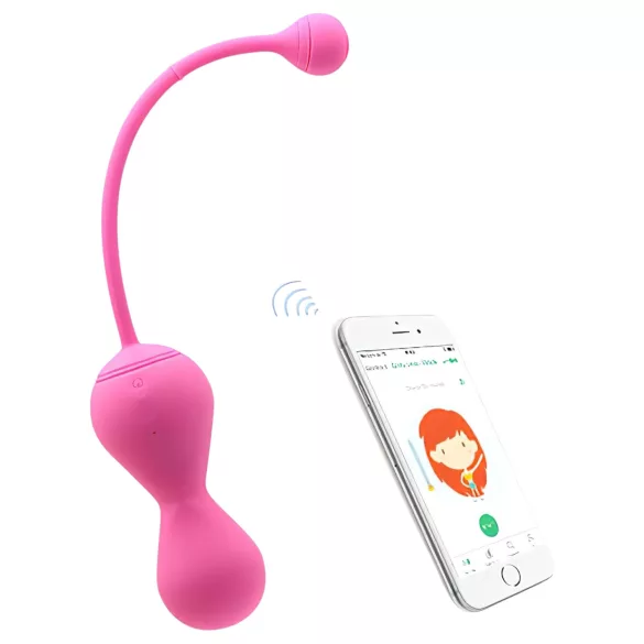 Magic Motion Kegel Master - App-styret vibrerende geishakugle (pink)