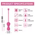 Magic Motion Kegel Master - App-styret vibrerende geishakugle (pink)