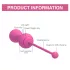 Magic Motion Kegel Master - App-styret vibrerende geishakugle (pink)