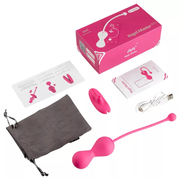 Magic Motion Kegel Master - App-styret vibrerende geishakugle (pink)