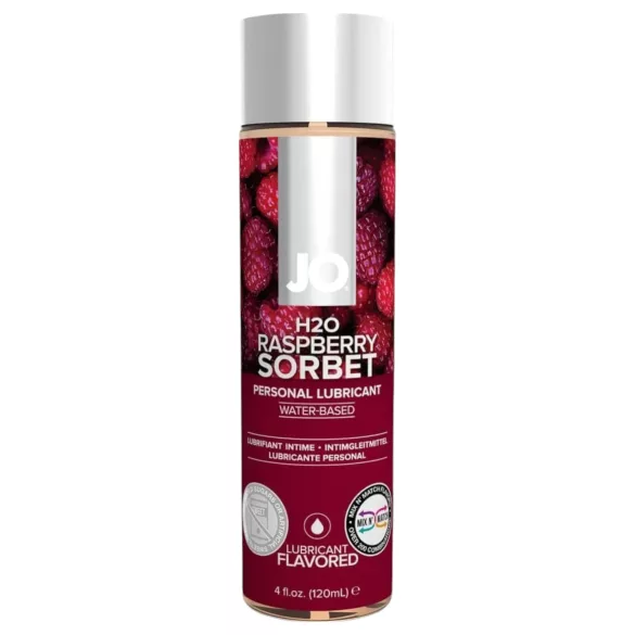 JO H2O - vandbaseret glidecreme - hindbær sorbet - 120ml