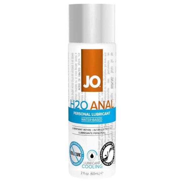JO H2O - anal glide - kølende vandbaseret glidecreme - 60ml
