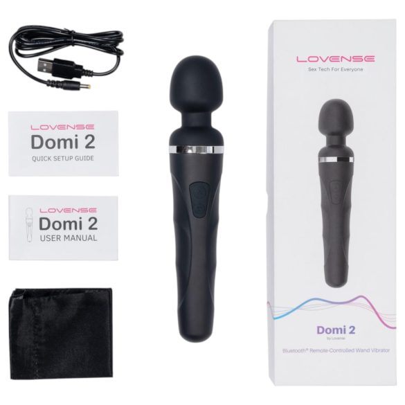 LOVENSE Domi 2 - smart massager vibrator (sort)