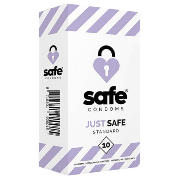 SAFE Just Safe - standard kondom - vanilje (10 stk)