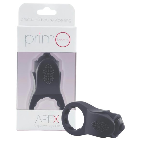 Screaming Primo - vibrerende penisring (sort)