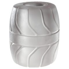 SilaSkin - penissring og kuglestrækker - hvid