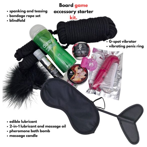 Brætspil tilbehørspakke - startsæt - 9 dele