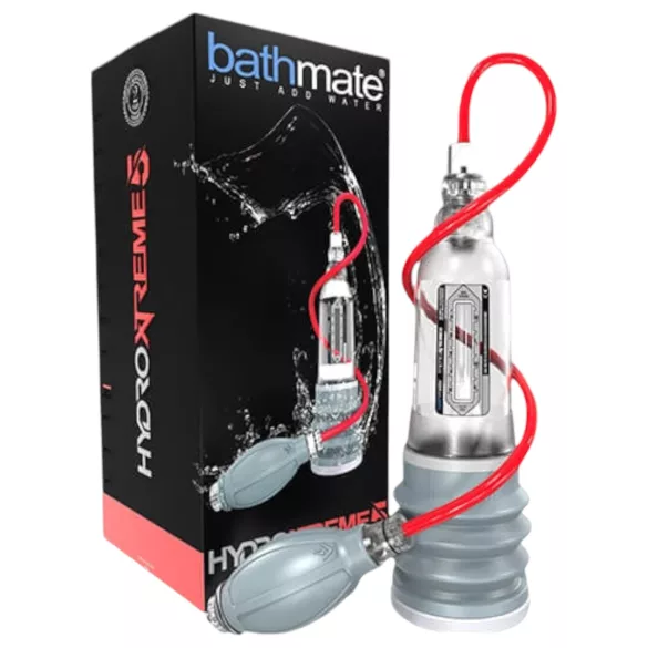 BathMate Xtreme Hydromax 5 - penispumpe sæt - gennemsigtig