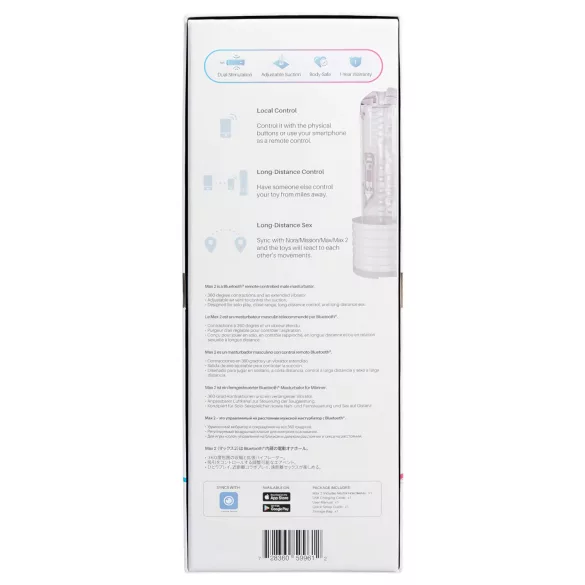 LOVENSE Max 2 - smart masturbator (hvid)