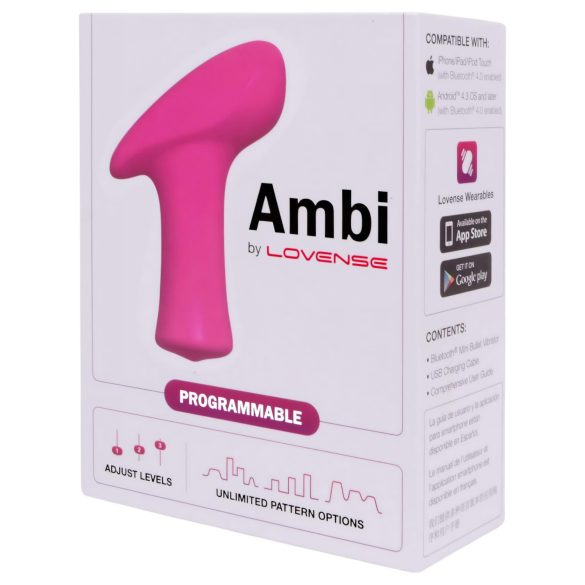 LOVENSE Ambi - smart, 2-motor klitorisvibrator (pink)