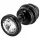 DIOGOL Anni - ribbet anal plug - sort - (3cm)