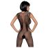 Obsessive - netcatsuit med englevinger - sort - S-L