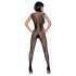 Obsessive - netcatsuit med englevinger - sort - S-L