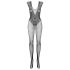 Obsessive N112 - englevinge-netcatsuit - sort (S-L)