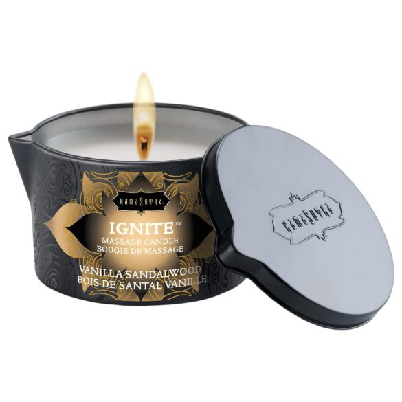 Kama Sutra - vegansk massagevæge - vanilje-sandeltræ (170g)