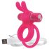 Screaming O Ohare - Genopladelig, Kanin Vibrerende Penisring (Pink)