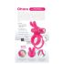 Screaming O Ohare - Genopladelig, Kanin Vibrerende Penisring (Pink)