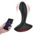 Magic Motion Solstice - prostata vibrator - app-styret - genopladelig - sort