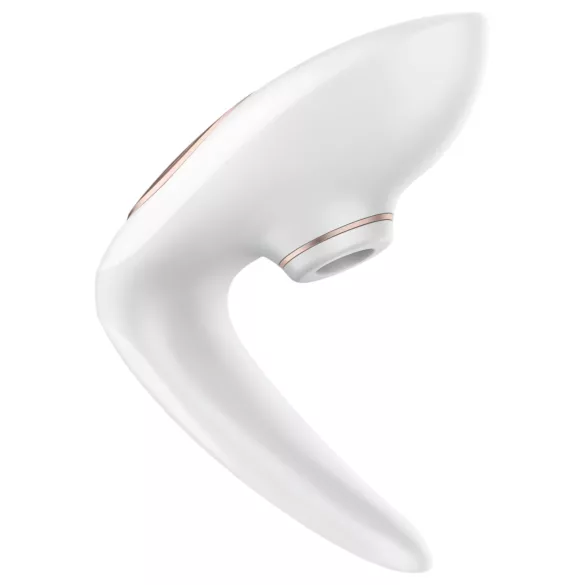 Satisfyer Pro 4 Couples - parvibrator med luftbølger - genopladelig - hvid