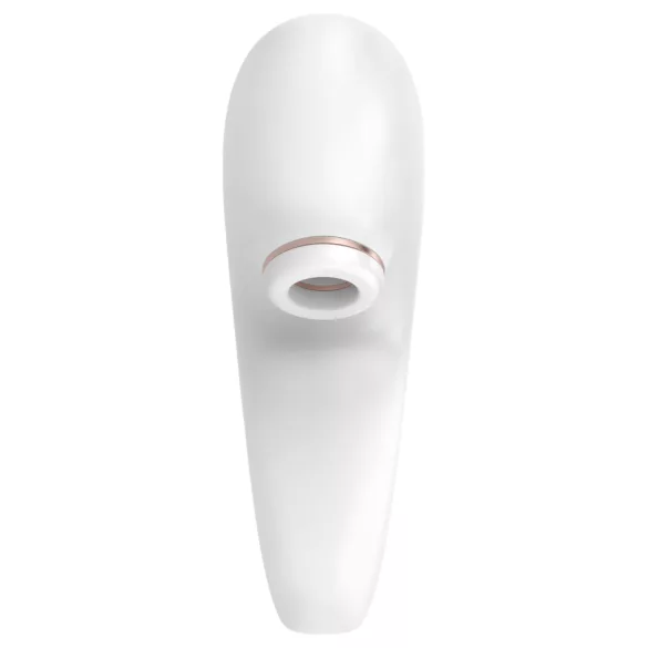 Satisfyer Pro 4 Couples - parvibrator med luftbølger - genopladelig - hvid