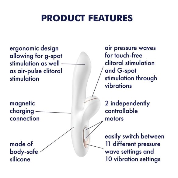 Satisfyer Pro+ G-spot - klitoris- og g-punktsvibrator