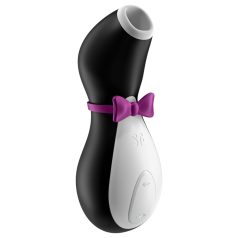   Satisfyer Penguin - klitorisvibrator - trykbølger - sort/hvid