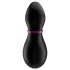 Satisfyer Penguin - klitorisvibrator - trykbølger - sort/hvid